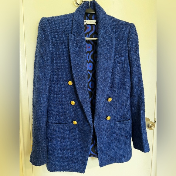 Zara Royal Blue Blazer - Picture 3 of 4